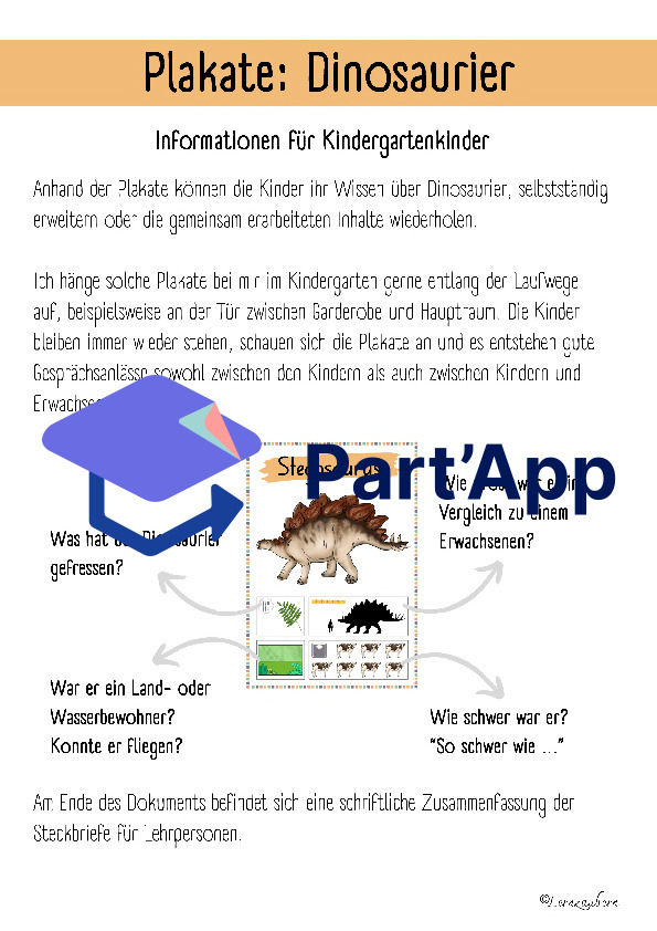 Plakate: Sachwissen Dinosaurier für den Kindergarten (Poster)_33