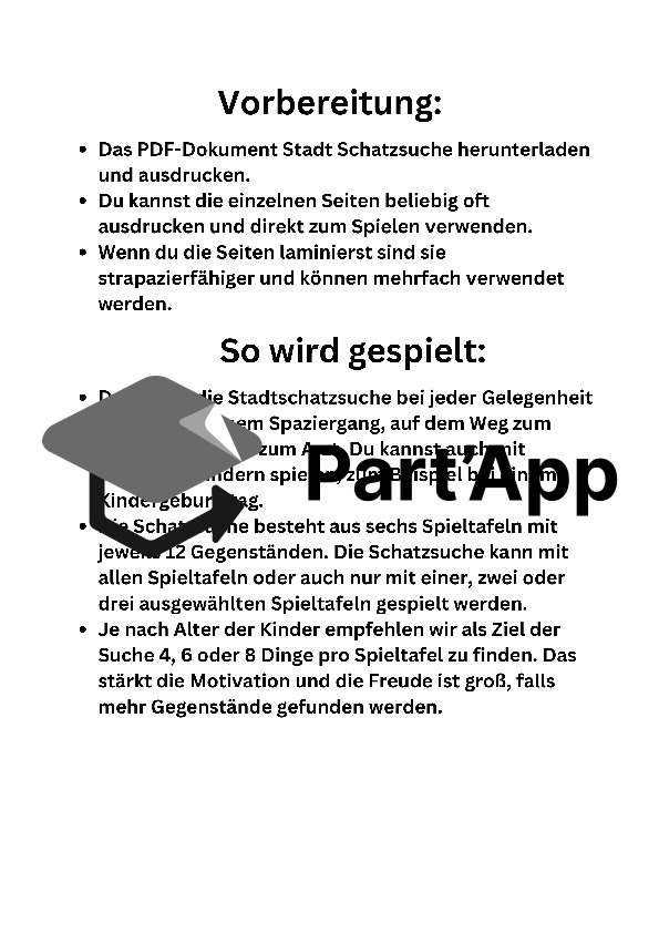 Stadt Schatzsuche, Suchspiel ab 4 Jahren_2