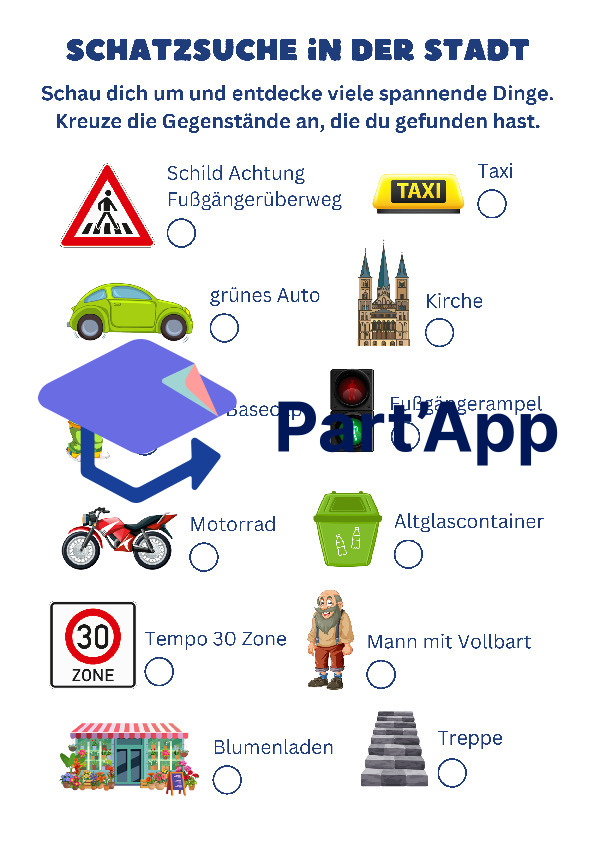 Stadt Schatzsuche, Suchspiel ab 4 Jahren_5
