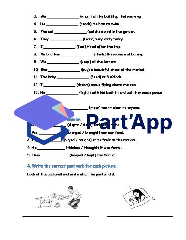 Past Simple – Regular & Irregular Verbs_3