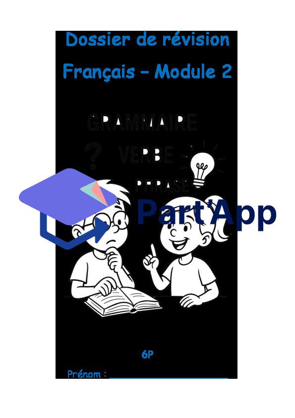 Dossier de révision_Module 2_6P_2