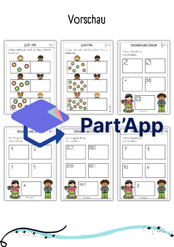 Mathe - Arbeitsblätter für den Kindergarten (Frühling / Sommer)_7
