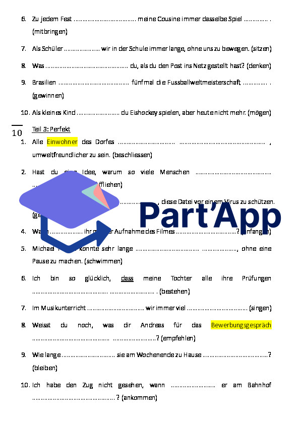 Konjugationstest 6_Anfangen-sitzen_Test + Korrektur_4
