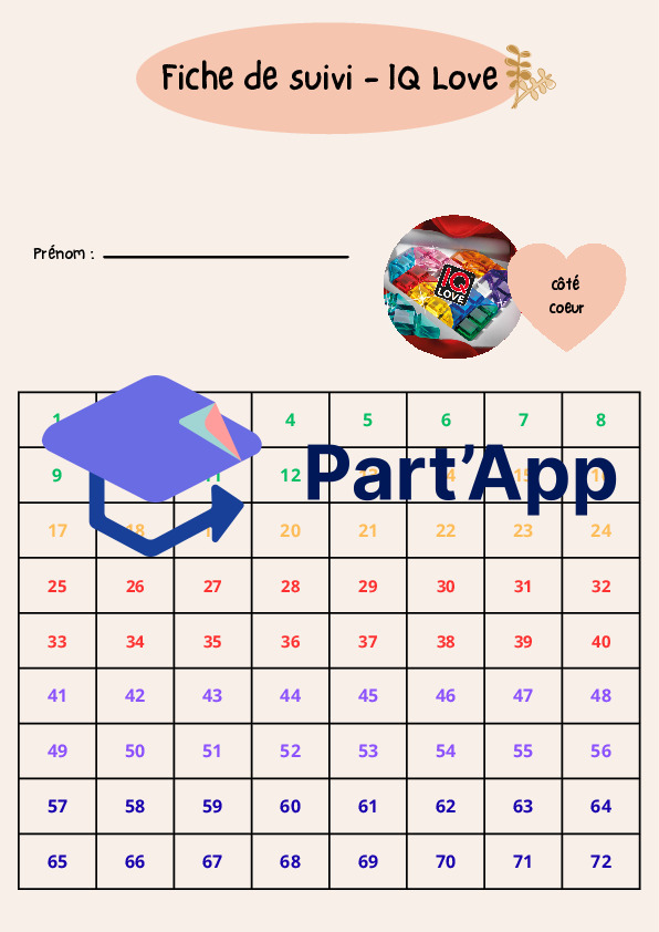 Fiche de suivi - Smart Games IQ Love_2