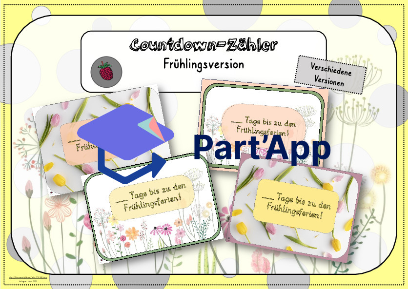 Countdown Frühling (Tage bis zu den Frühlingsferien)_34