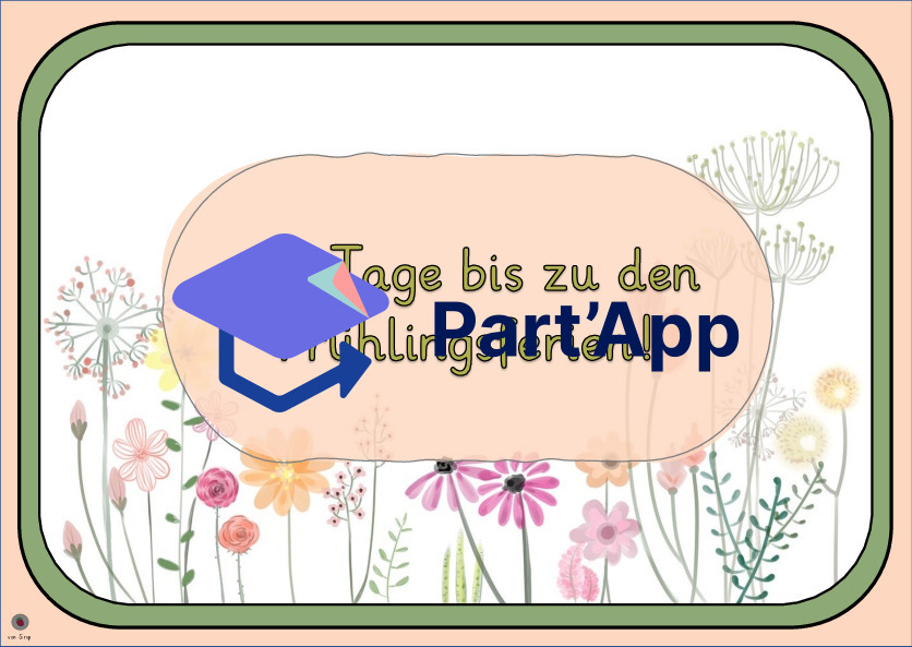 Countdown Frühling (Tage bis zu den Frühlingsferien)_37