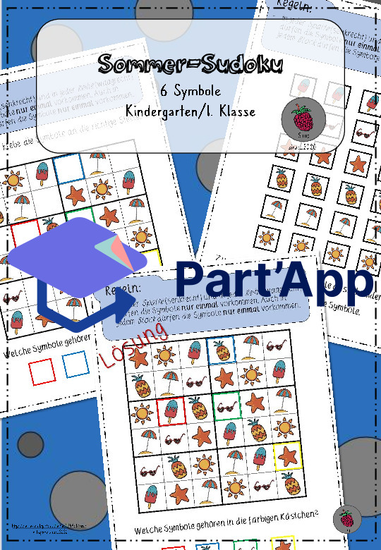 Sommersudoku - mit Bildern statt Zahlen_2