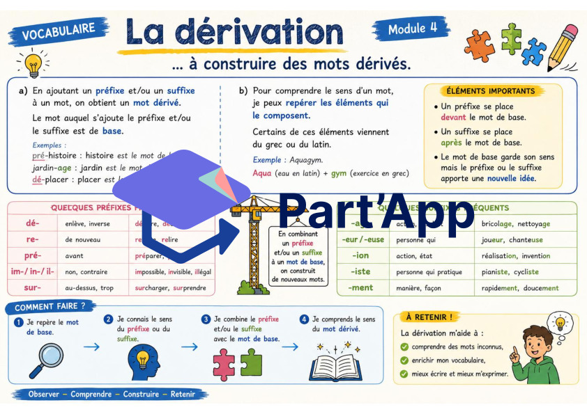 Vocabulaire 7H – Module 4 : la dérivation_4