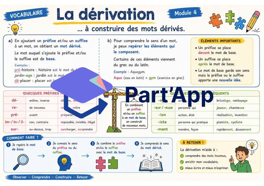 Vocabulaire 7H – Module 4 : la dérivation_6
