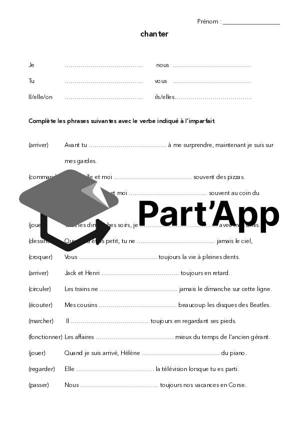 dossier de conjugaison imparfait 5H_7
