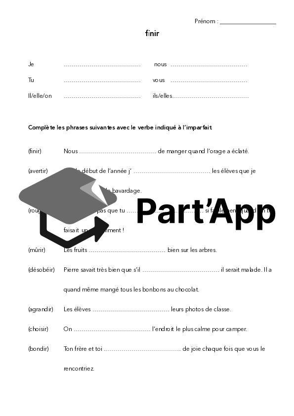 dossier de conjugaison imparfait 5H_8