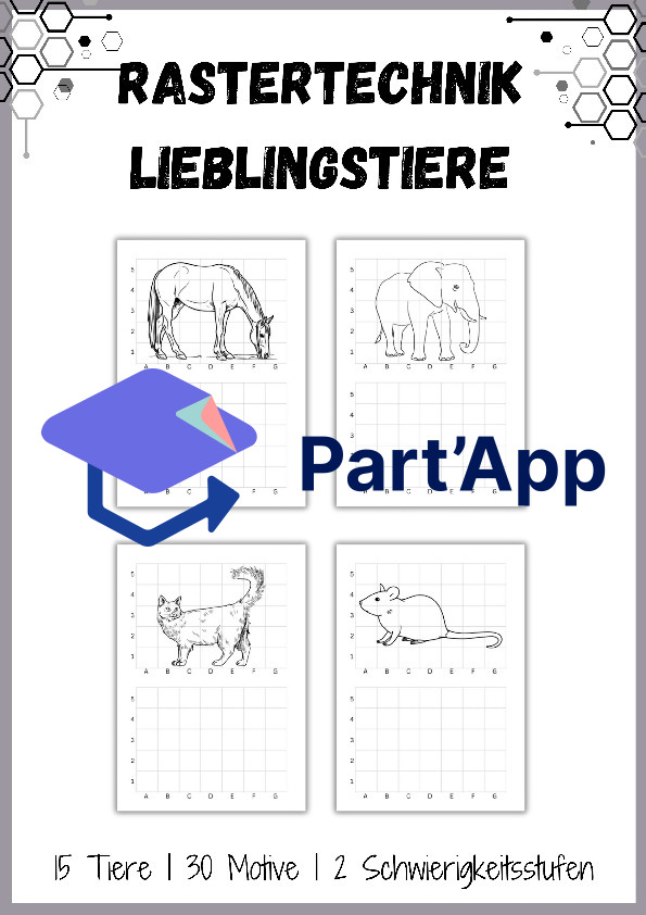 Technique de tramage Animaux préférés - Apprendre à dessiner_2
