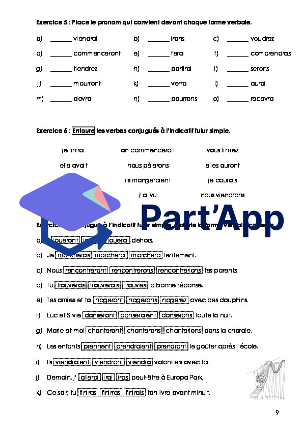 Dossier de CONJUGAISON 7e (présent, imparfait, futur et passé composé)_10