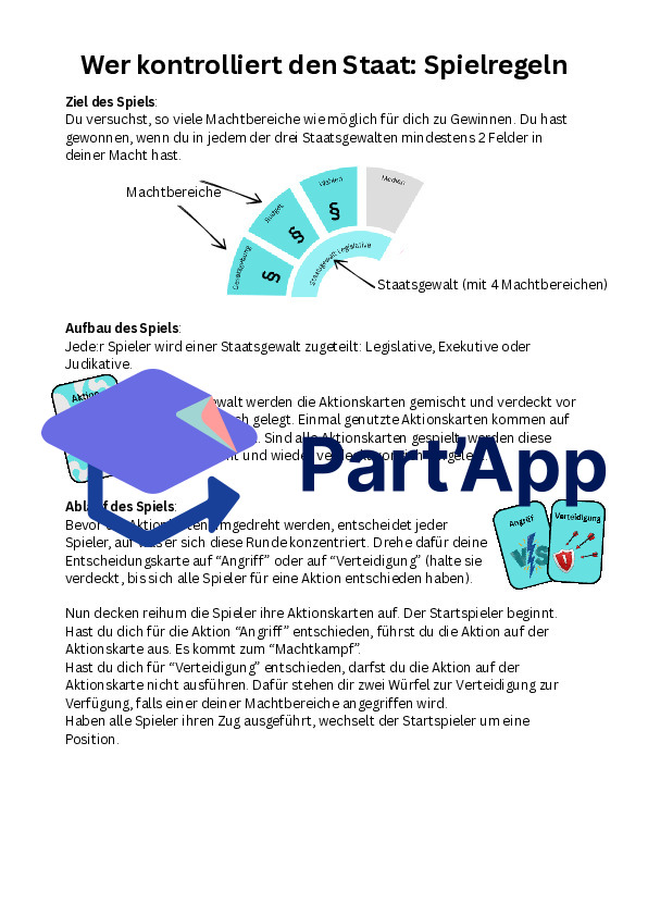 Gewaltenteilung spielerisch erleben: Legislative, Exekutive und Judikative_2