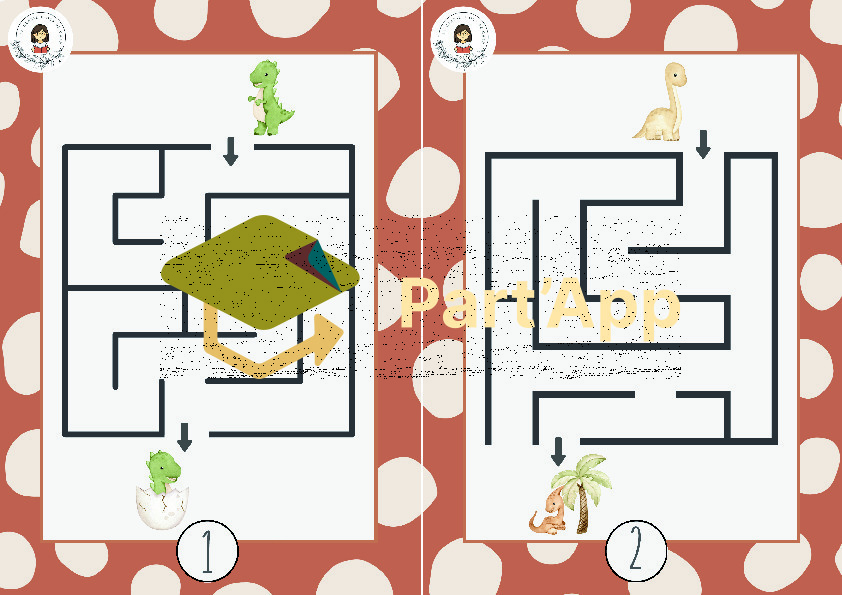 3. 🦕 20 labyrinthes – Les dinos 2026_21