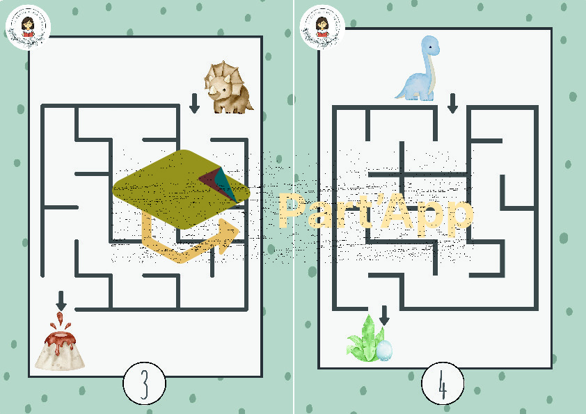 3. 🦕 20 labyrinthes – Les dinos 2026_22