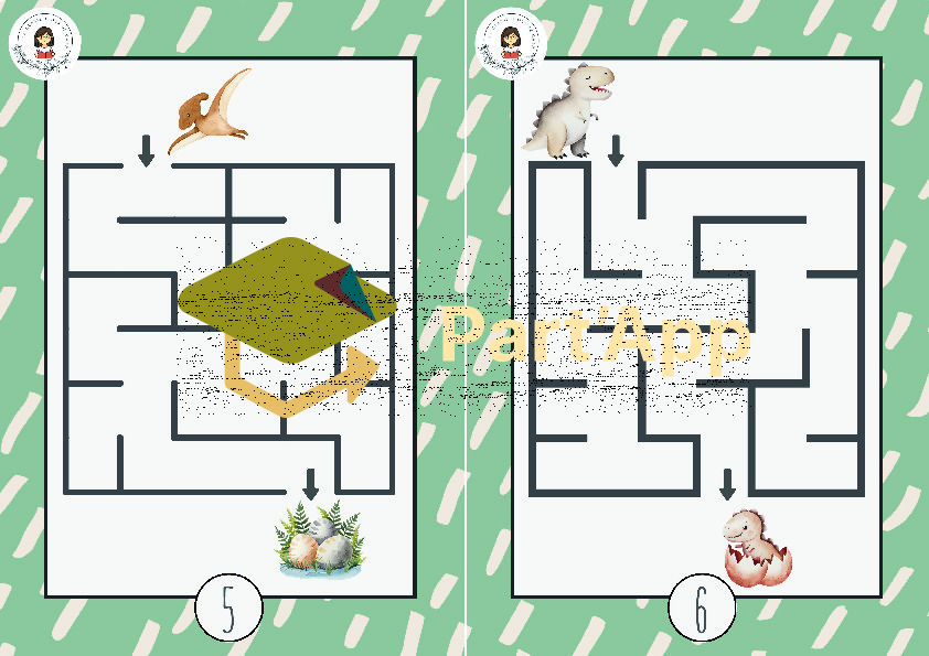 3. 🦕 20 labyrinthes – Les dinos 2026_23
