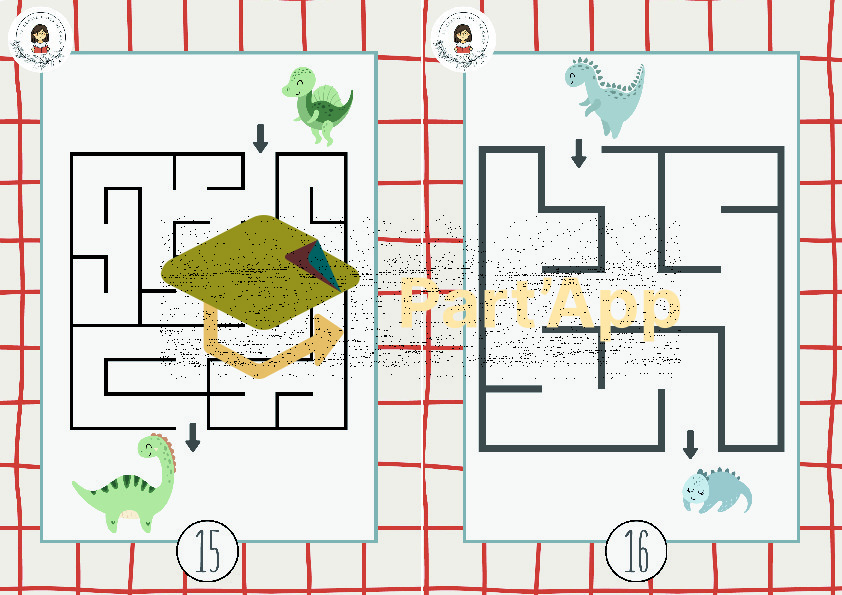 3. 🦕 20 labyrinthes – Les dinos 2026_28