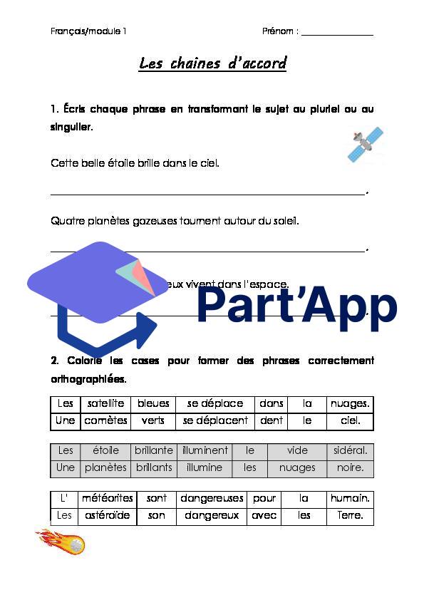 Fiches : les chaines d'accord / module 1_3