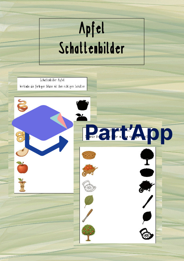 Apfel Schattenbilder_2