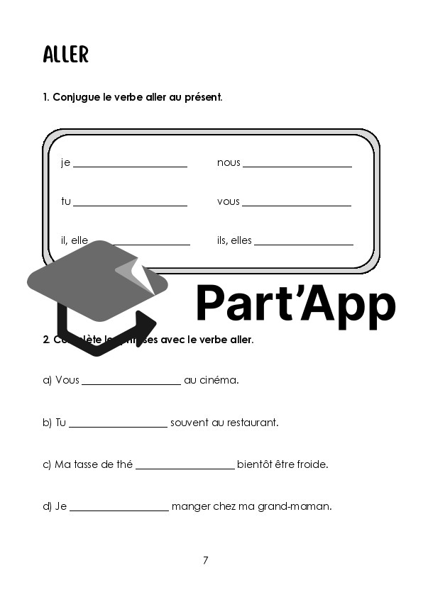 verbes 5P - aimer, être, avoir, aller_11
