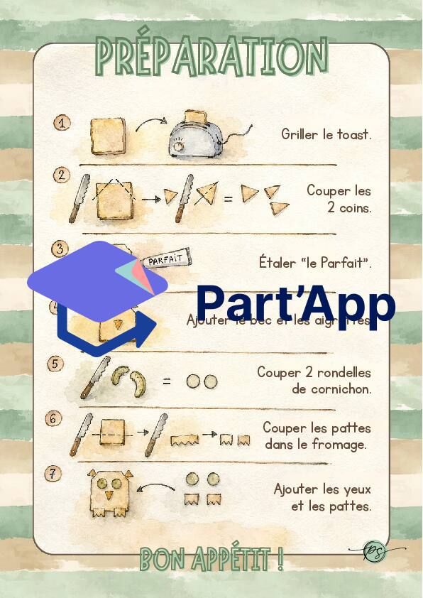 Recette de cuisine codée : mon hibou_3