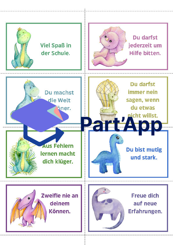 Mutmachkarten Dinos – Positive Affirmationen für Kinder_3