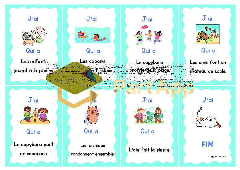 J'ai qui a ? - été (phrases)_4