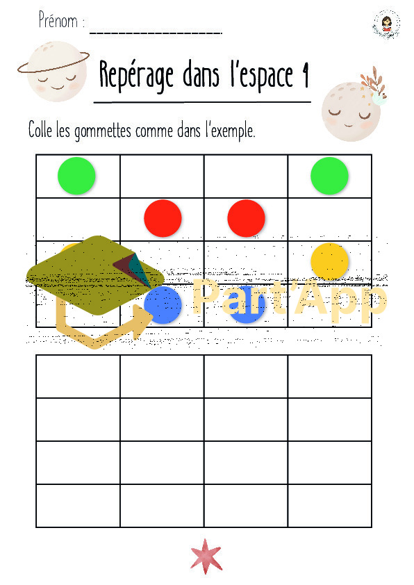 6x fiches ateliers L'ESPACE orientation spatiale gommettes_5