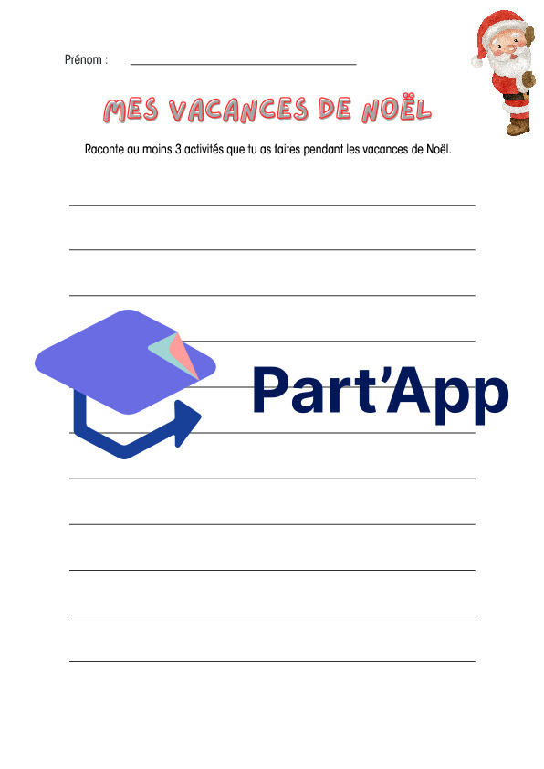 Activité d'écriture vacances Noël_2