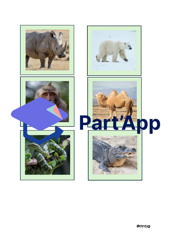Memospiel "Welches Tier ist wo im Zoo?"_4