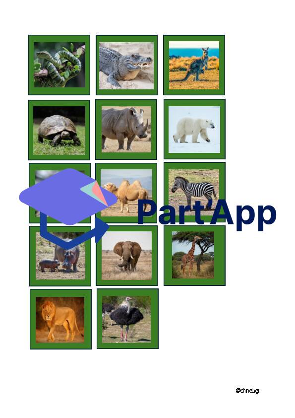 Memospiel "Welches Tier ist wo im Zoo?"_5