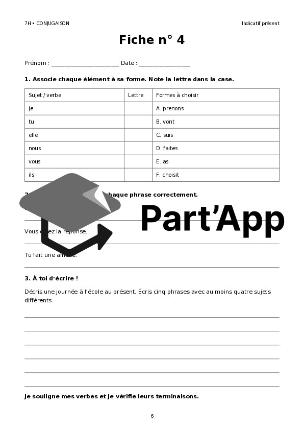 Dossier de conjugaison 7H_8