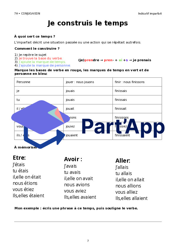 Dossier de conjugaison 7H_9