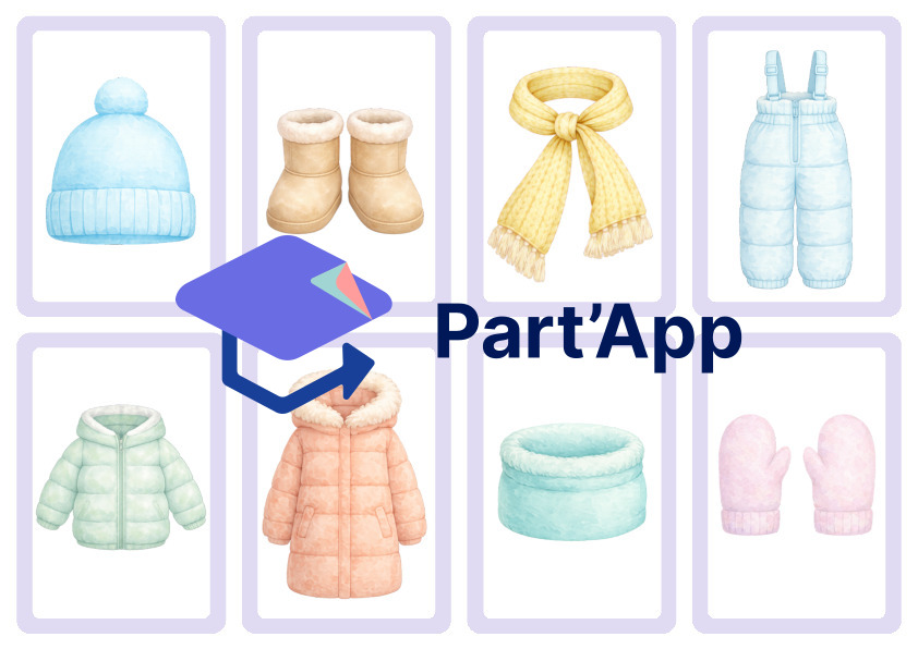 Le jeu des 4 coins, les vêtements_5