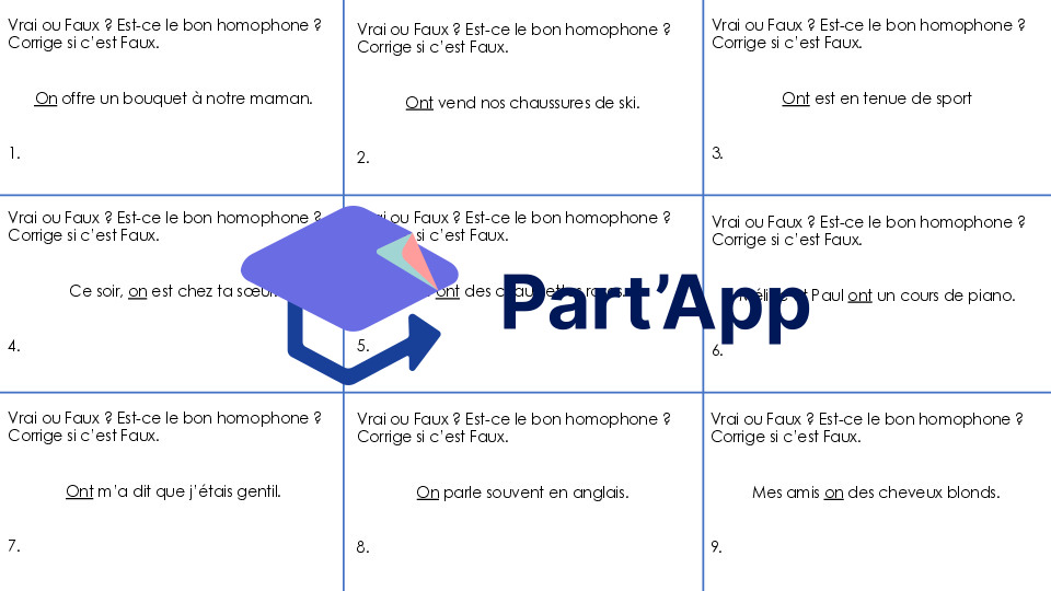 Jeu - Homophones (son/sont - on/ont)_7
