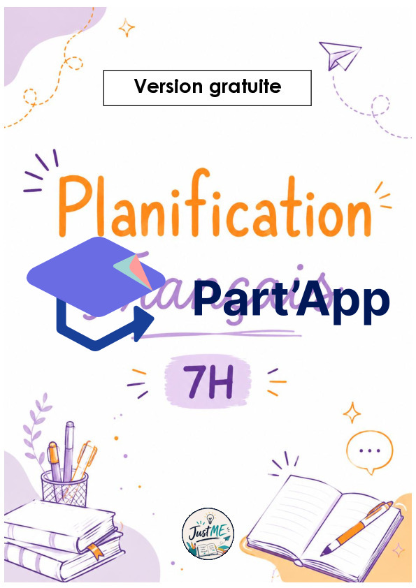 FREE | Planification annuelle - Français - 7H_2