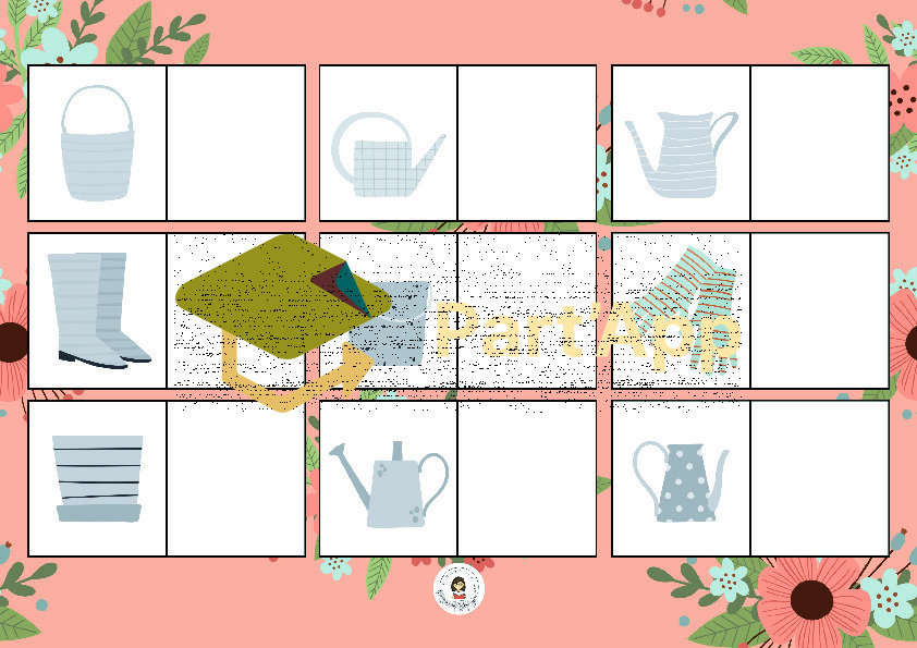 🪴 8 Ateliers "Mêmes images"  Le Jardin 🪴_6