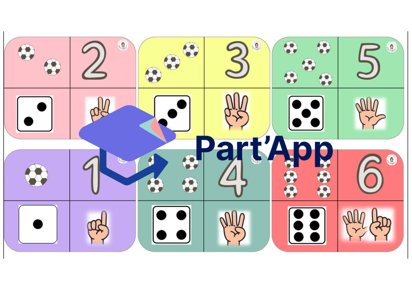 Atelier cartes à compter thème FOOT_41