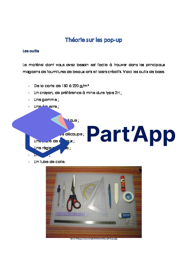 Formats du papier / Cartes PopUp_3