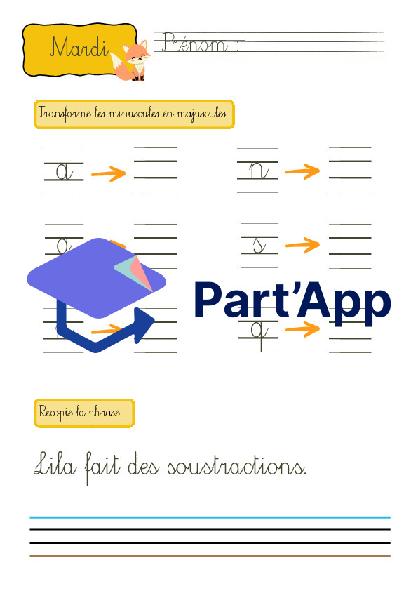 4H: Fiches de devoirs semaine 2 à 6_8