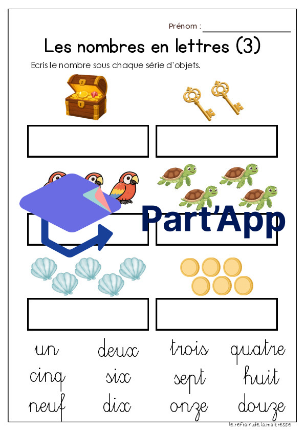 Lire les "mots" nombres (1 à 12) : fiches_4