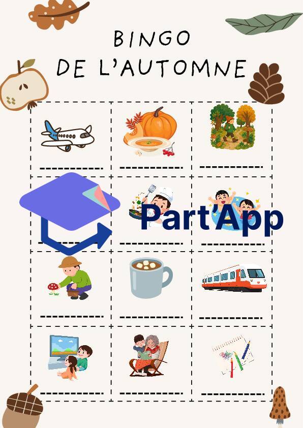 Bingo retour des vacances d'automne_2