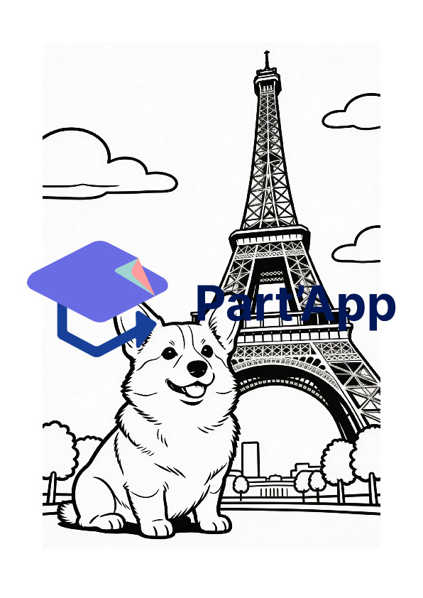 Les aventures du corgi — joli livre de coloriage pour enfants_8