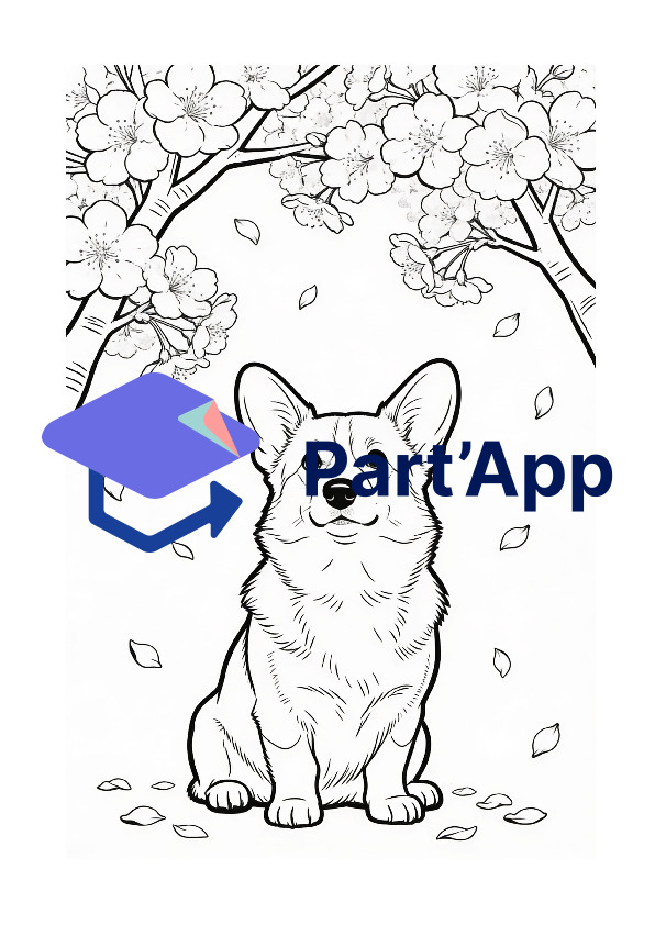 Les aventures du corgi — joli livre de coloriage pour enfants_11