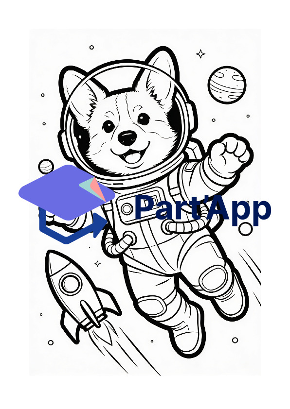 Les aventures du corgi — joli livre de coloriage pour enfants_12