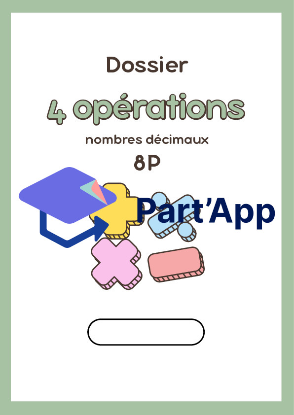 Dossier 4 opérations nombres décimaux 8P_2
