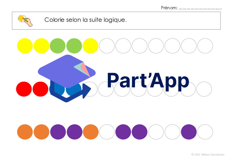 Dossier compléter la suite logique 1-2P_8