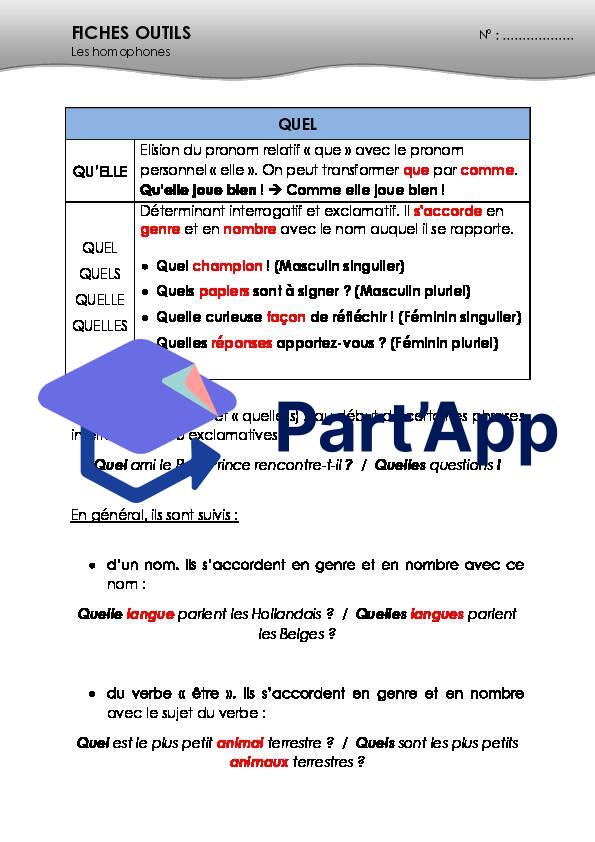 Français 7H-8H - L'homophone QUEL (théorie)_23