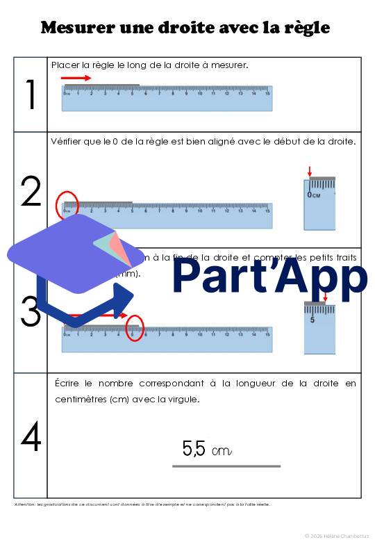 Apprendre à mesurer avec la règle: support visuel par étapes_3